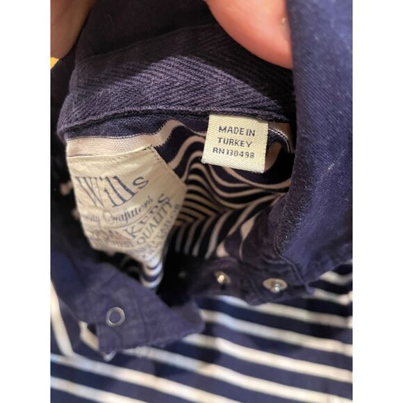 Jack Wills Mens Striped Rugby Polo Size L Preppy Academia Old Money Ivy League - Picture 12 of 13